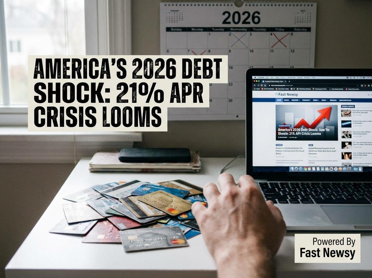 The 21% APR Shock: Inside America’s Growing Credit Card Debt Crisis (2026)