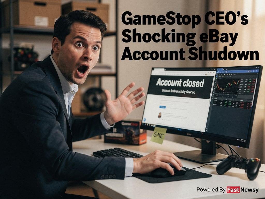 Shock! GameStop CEO Reveals eBay Account Closure After Funding Stunt