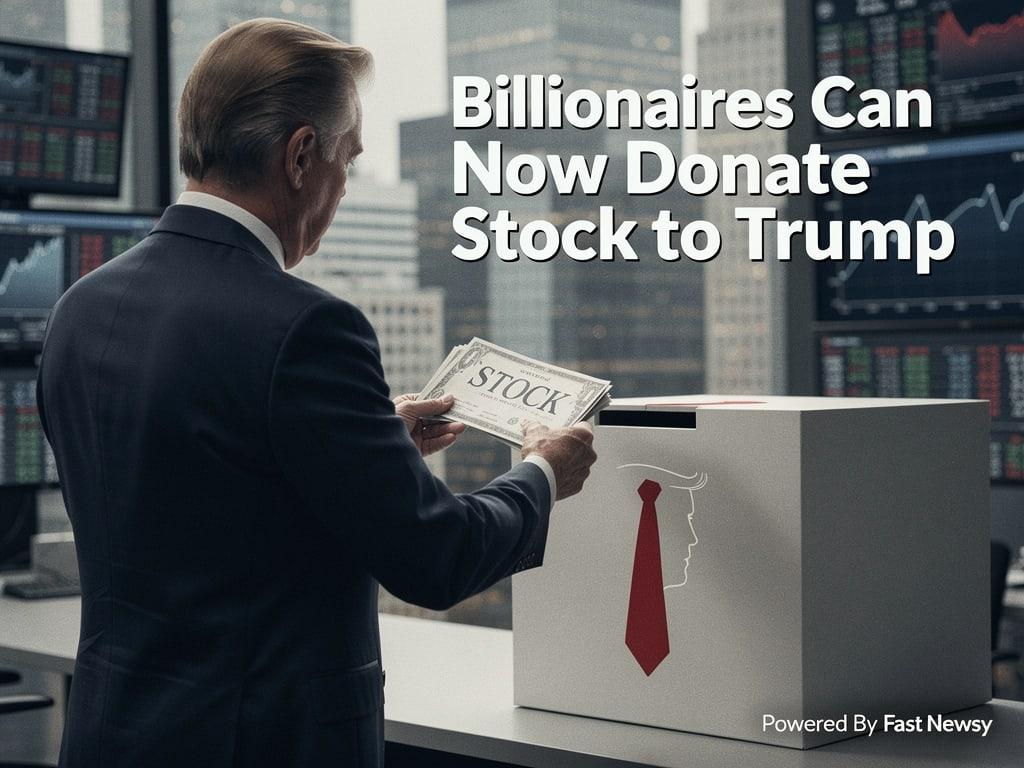 Billionaires Can Donate Stock to Trump Accounts: Shocking New Rules!