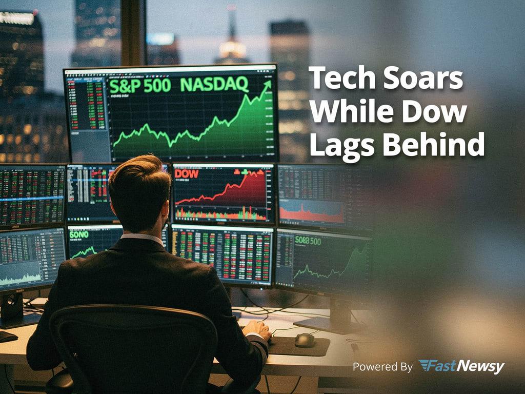 S&P 500 and Nasdaq Surge to Shocking New Heights; Dow Dips
