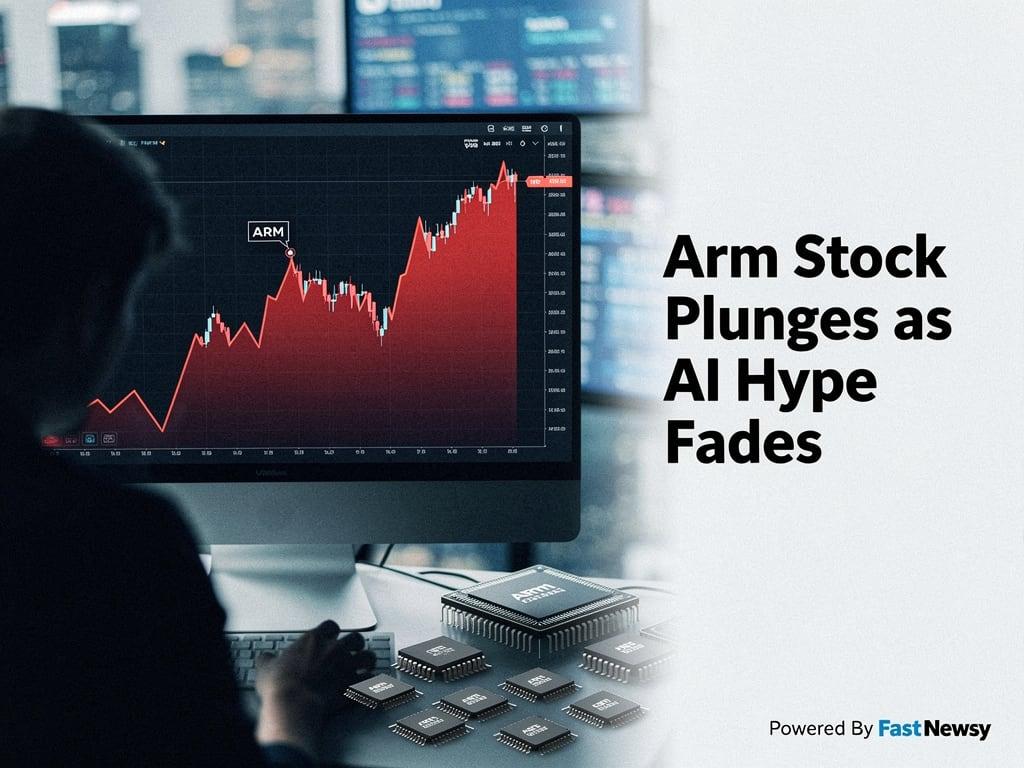 Arm Stock Collapses Amid Chip Supply Crisis, AI Growth Hopes Wane