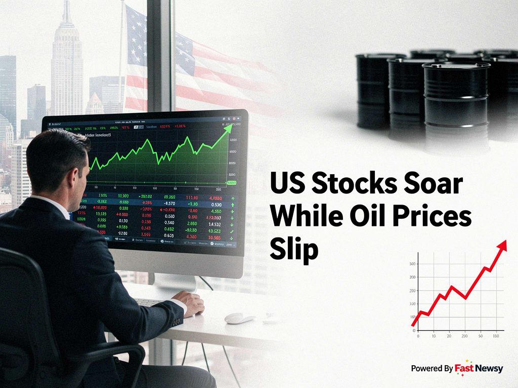 US Stocks Near Record Highs Amid Oil Slip: Crisis or Boom?