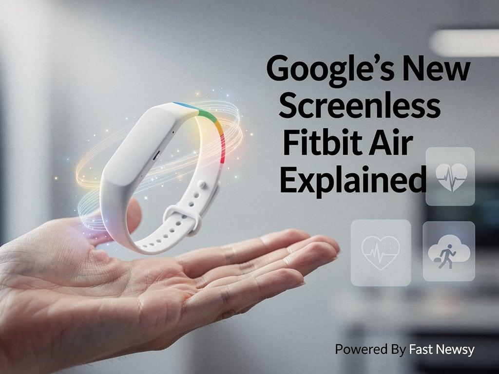 Google Reveals Shockingly Innovative Screenless Fitbit Air – Here’s What It Means!