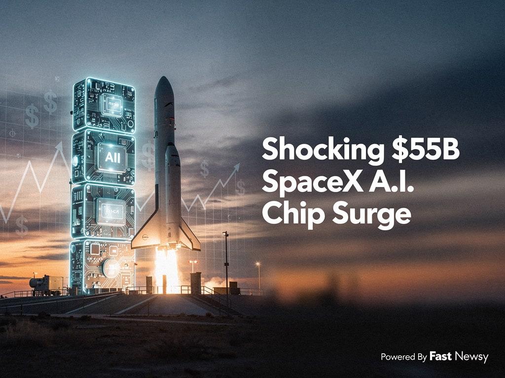Shocking $55 Billion Surge: SpaceX's Bold Move into A.I. Chips!