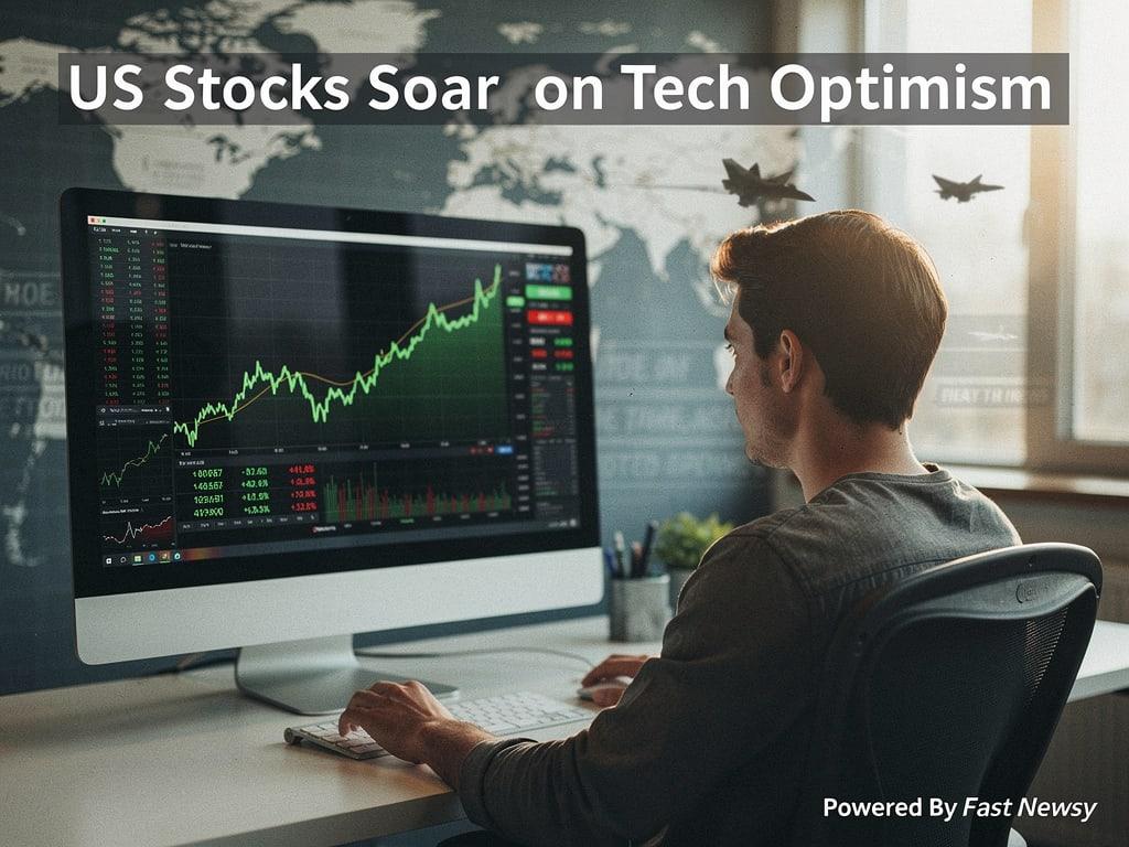 US Stocks Surge: Tech Boom Reveals Hope Amid War Fears