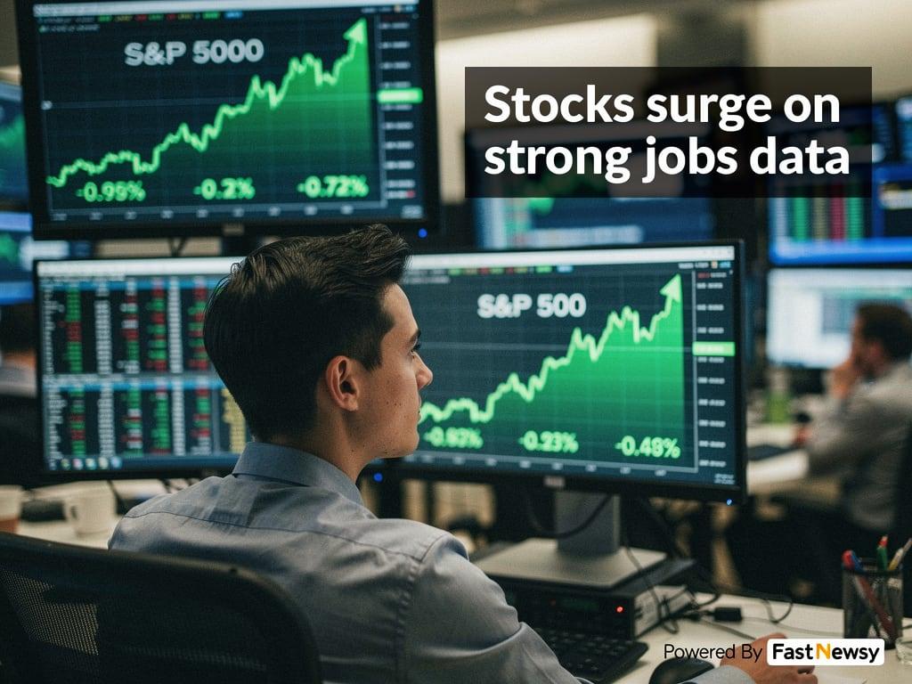 Stocks Surge on Strong Jobs Data, S&P 500 Heads for 6th Straight Win!