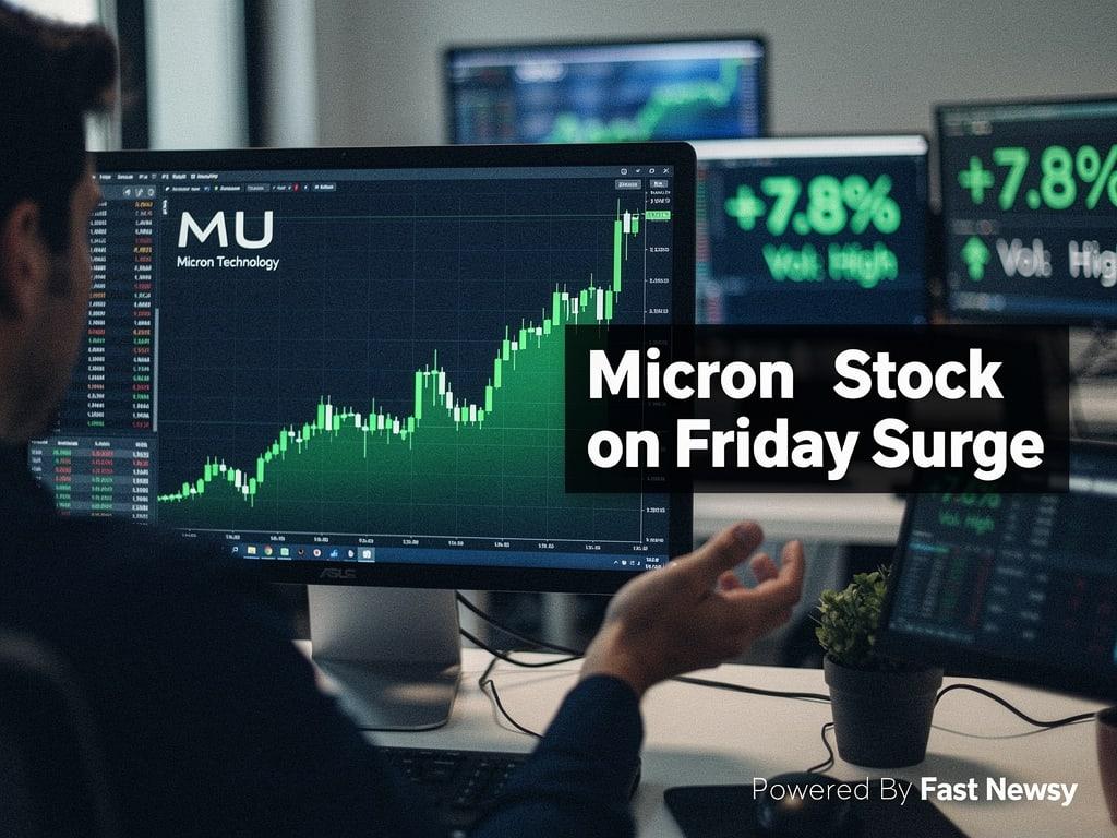 Micron Technology Stock Surges! What’s Fueling This Friday Boom?