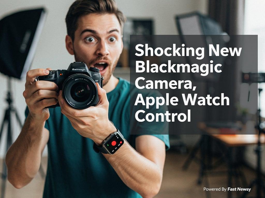 Shocking New Blackmagic Camera Lets Vloggers Control with Apple Watch!