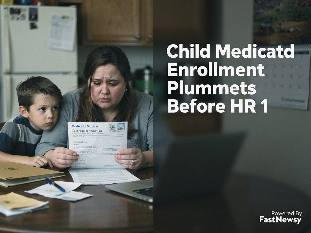 Shock: Child Medicaid Enrollment Plummets Ahead of HR 1 Policies!