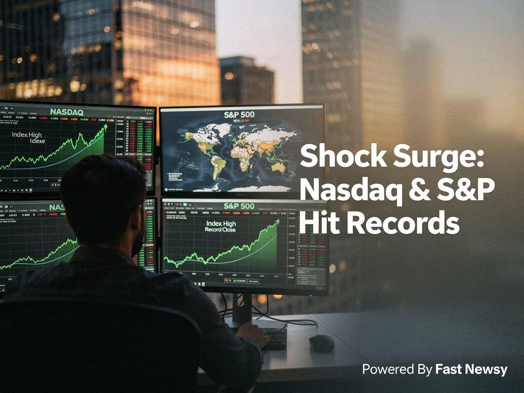 Shock Surge! Nasdaq & S&P 500 Hit Record Highs on Iran Hopes