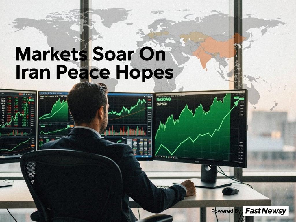 Shock Surges: Nasdaq and S&P 500 Record Highs Amid Iran Hopes
