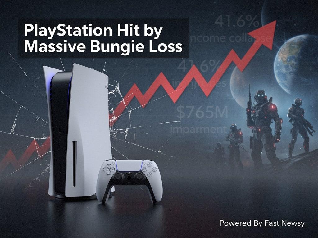 Shock Loss: PlayStation Faces $765M Bungie Impairment Amid 41.6% Income Collapse
