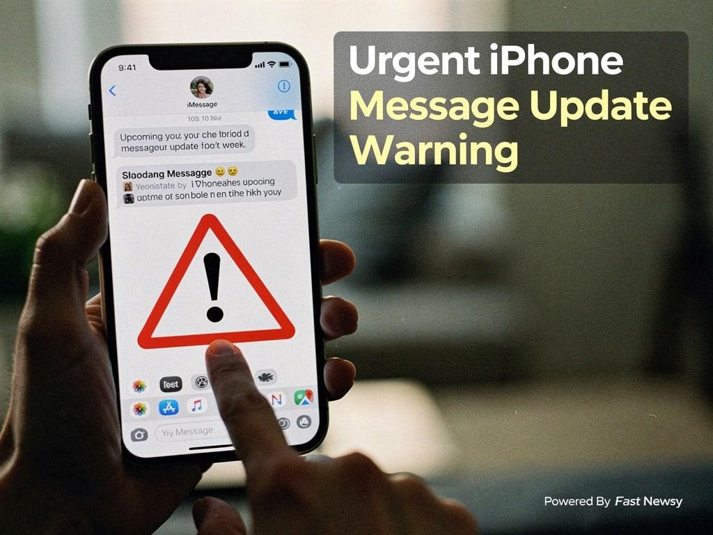 Urgent Warning: Apple’s iPhone Messaging Update Will Shock Users Next Week!