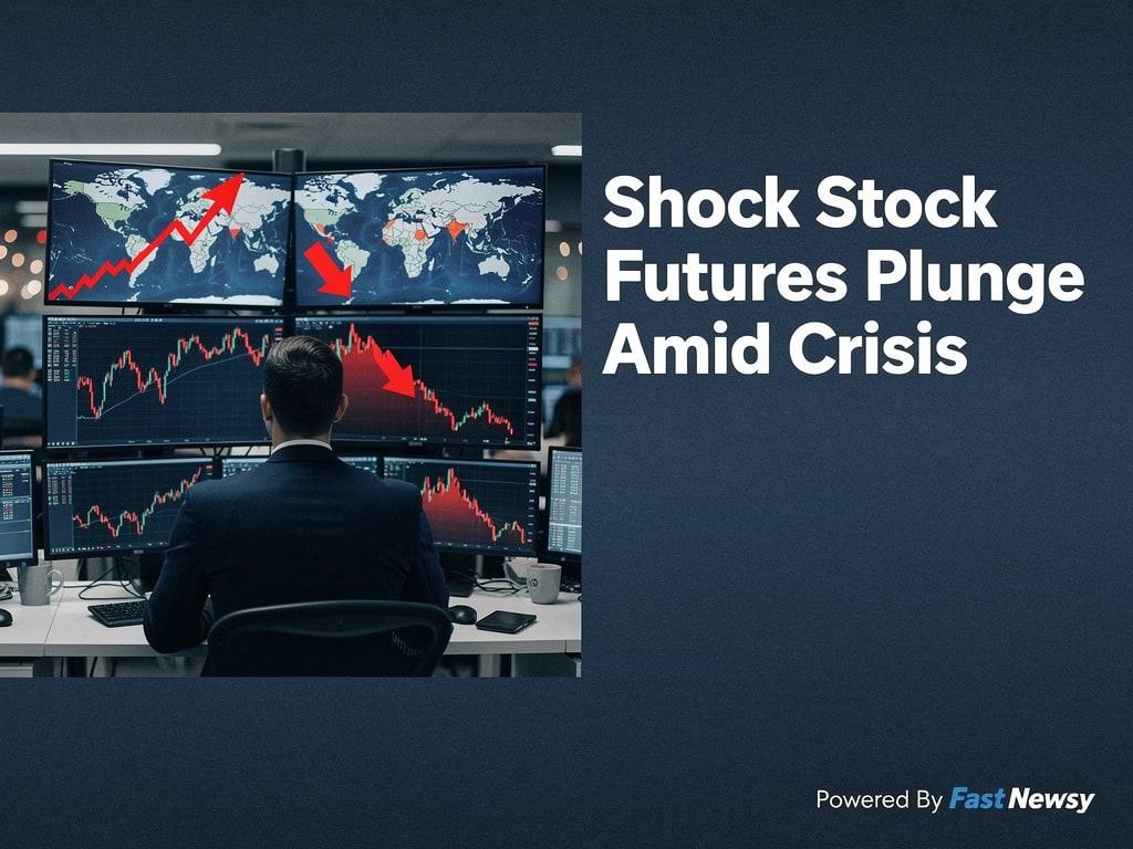 Shock as Stock Futures Plunge Amid Iran War Crisis: Live Updates