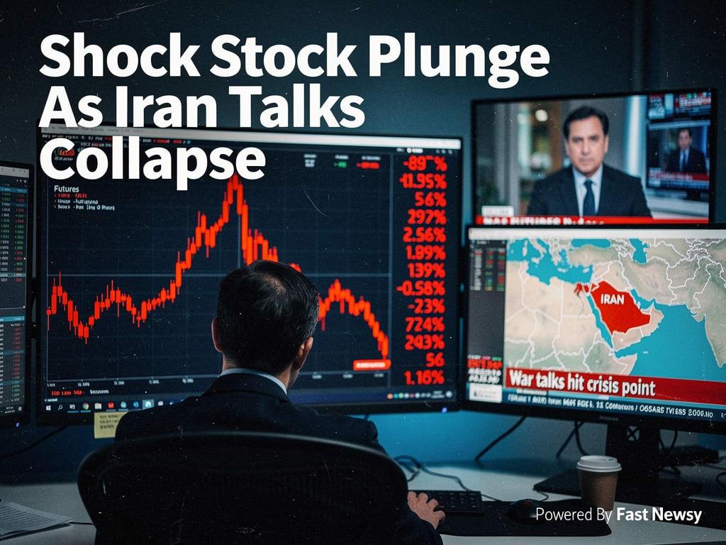 Shock Dip in Stock Futures as Iran War Talks Hit Crisis Point!