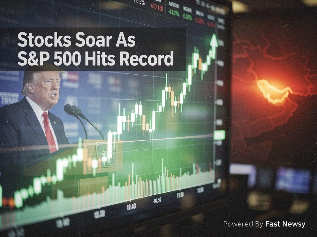 Stock Market Surges: S&P 500 Hits Record Amid Trump’s Iran Crisis Warning