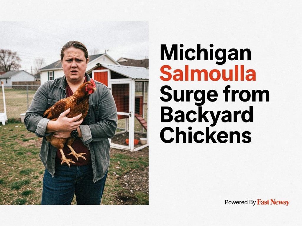 Shock Warning: Michigan Faces Salmonella Surge from Backyard Chickens!
