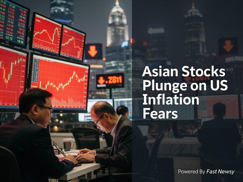 Asian Stocks Face Shock Decline as US Inflation Fears Spark Crisis
