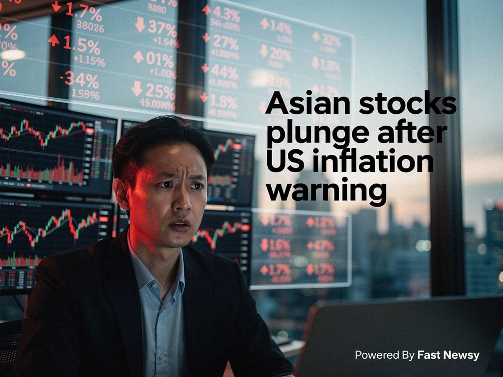 Asian Stocks Plummet Following US Inflation Warning: Market Shockwaves