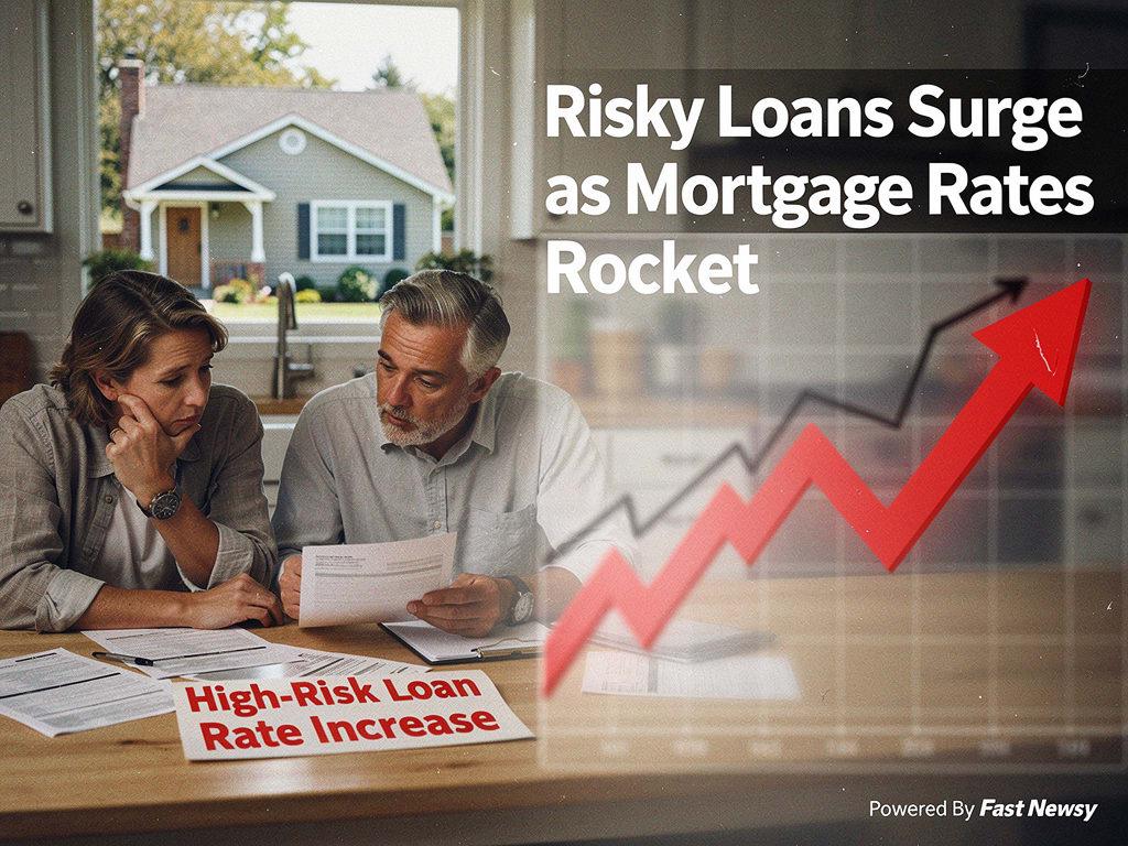Shock Surge in Risky Loans as Mortgage Rates Rocket!