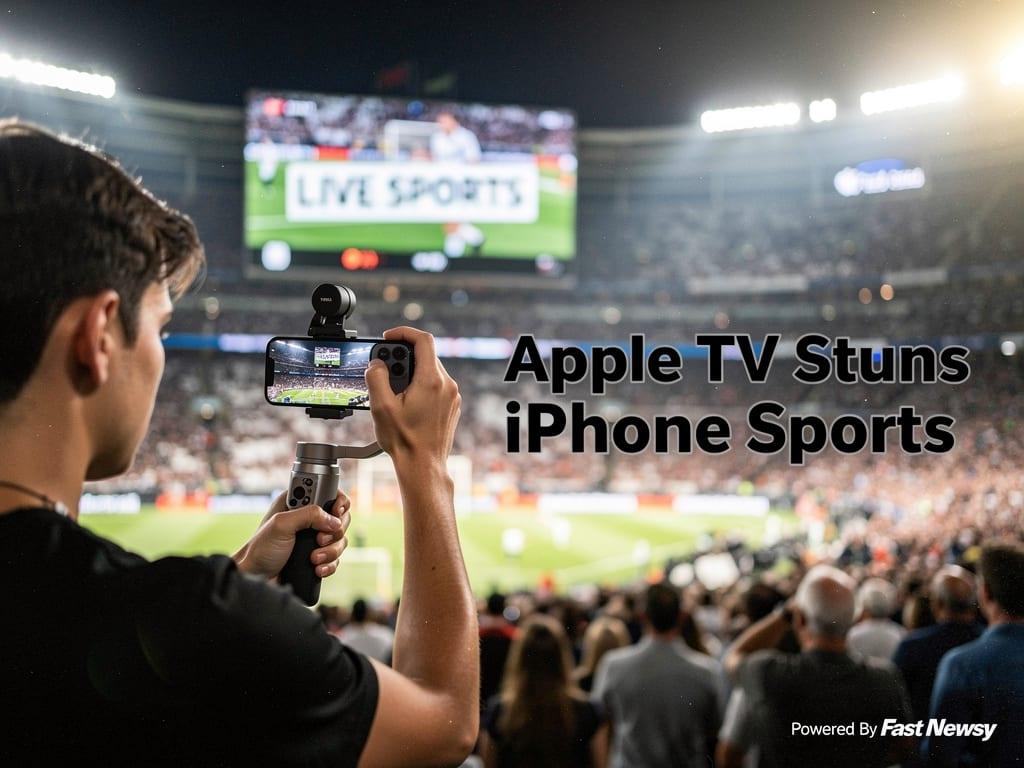 Apple TV Shocks Fans with First Live Pro Sports Event Filmed on iPhone 17 Pro!