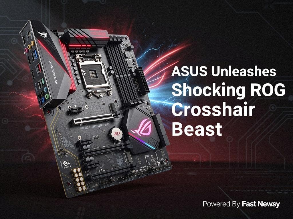 ASUS Reveals Shocking ROG Crosshair Motherboard for 20th Anniversary Boom!