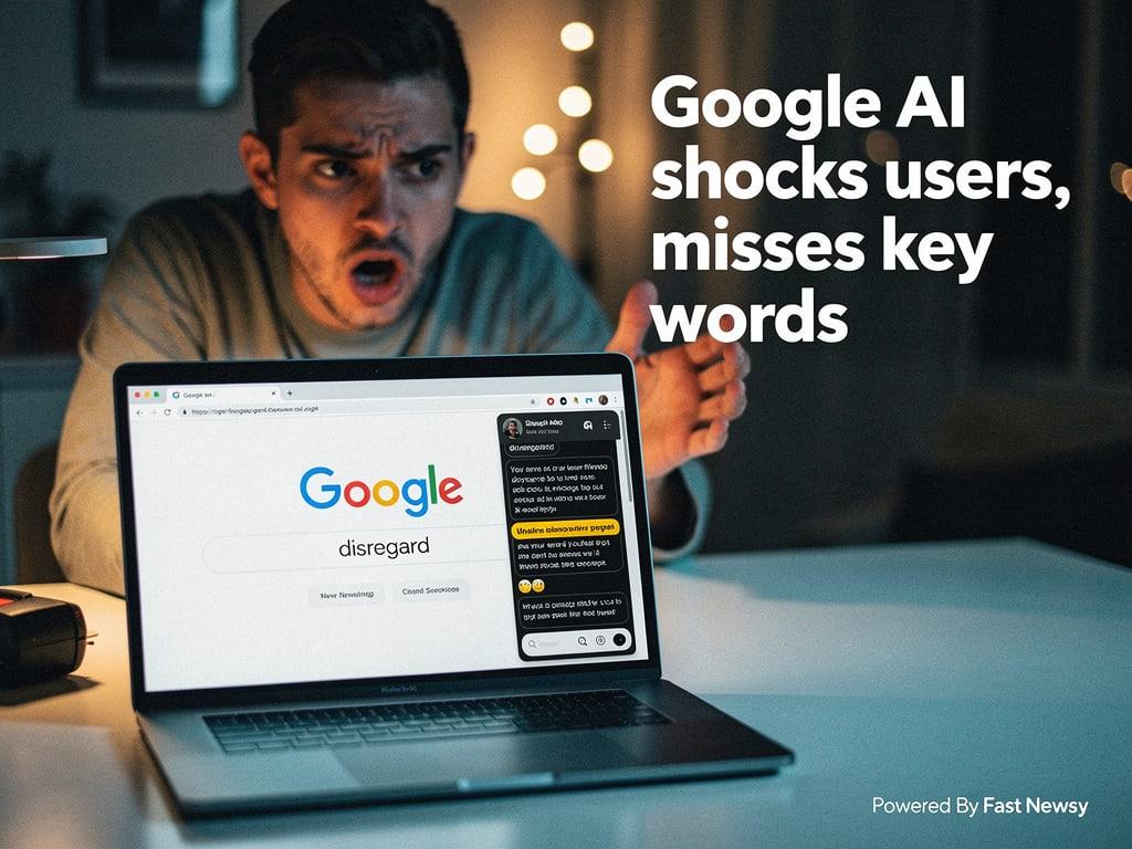 Google AI Shocks Users, Overlooks Key Words Like 'Disregard'