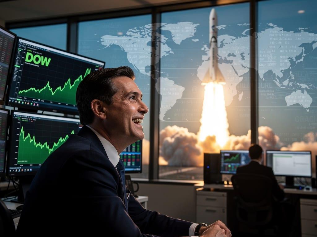 Dow Surges on Iran Deal Hopes; SpaceX Rockets 19% in Debut