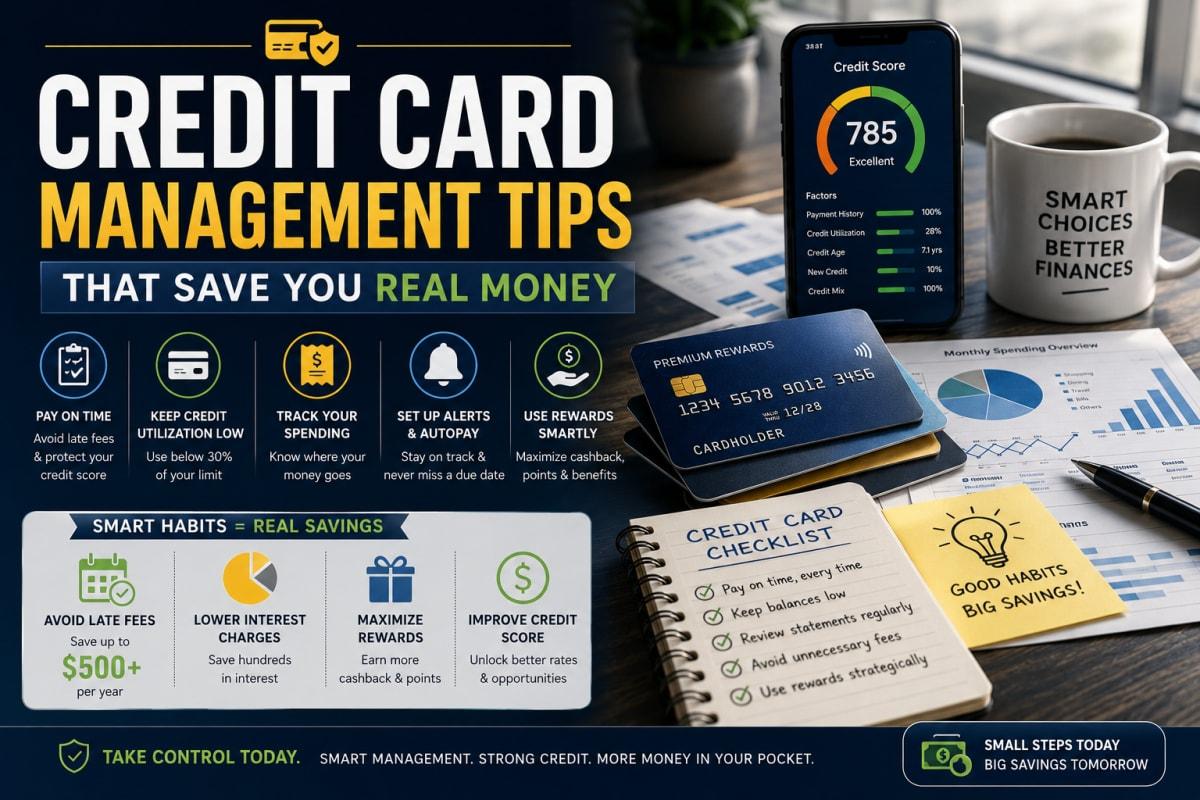 Credit Card Management Tips That Save You Real Money