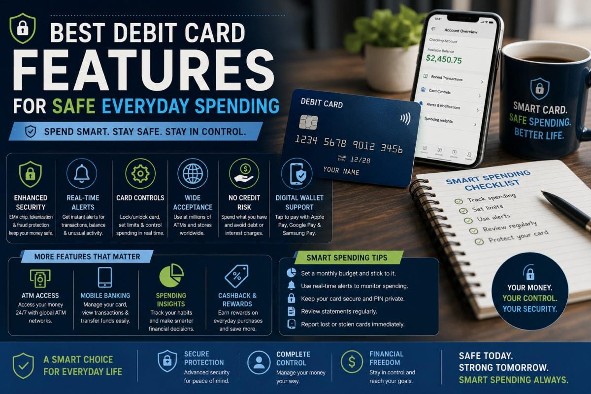 Best Debit Card Features for Safe Everyday Spending